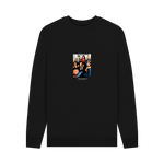 Black Printed Sweater