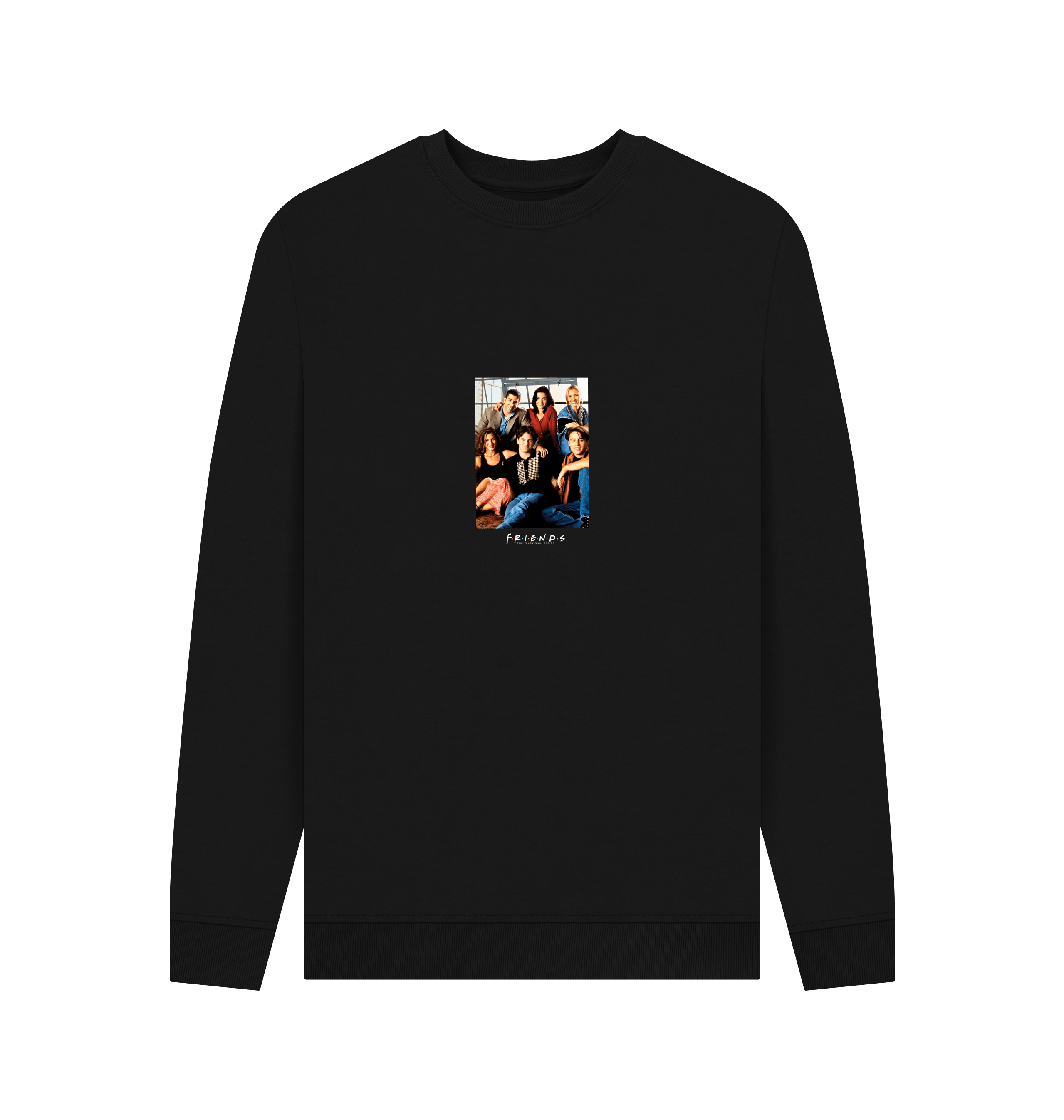 Black Printed Sweater