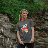 Wonder Woman  Ka-Pow  Grey T-Shirt
