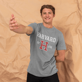 Park Fields Harvard University  Est 1636  Grey T-Shirt