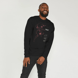 Superman  Exclamation  Black Sweatshirt