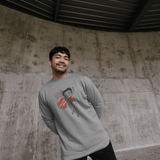 Betty Boop  'Oop-A-Doop' Heather Grey  Sweatshirt