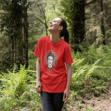 Frida Kahlo  Portrait  Red T-Shirt