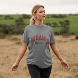 Park Fields Harvard University   Grey T-Shirt