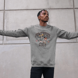 The Powerpuff Girls Script  Logo Heather Grey Sweatshirt