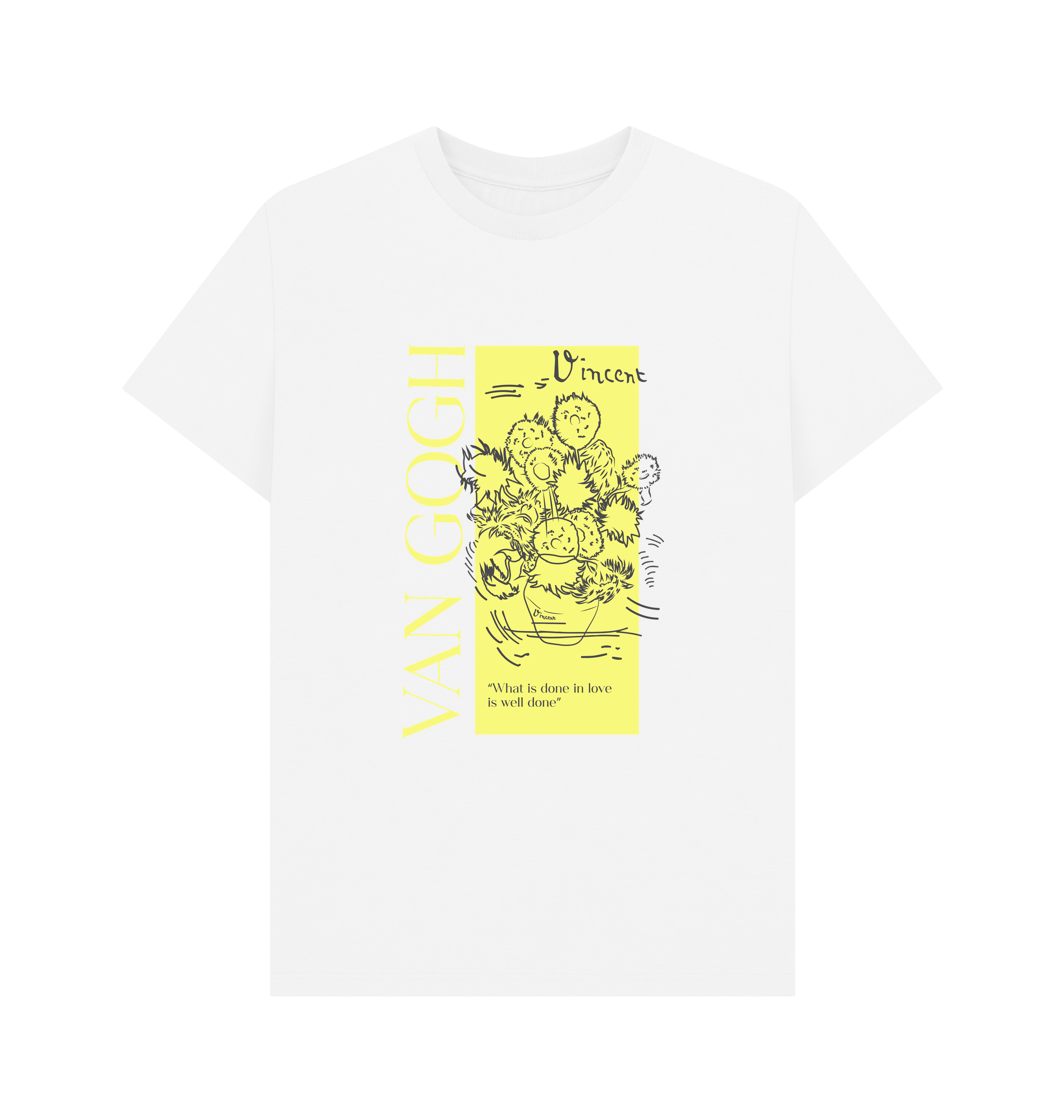 White Printed T-shirt