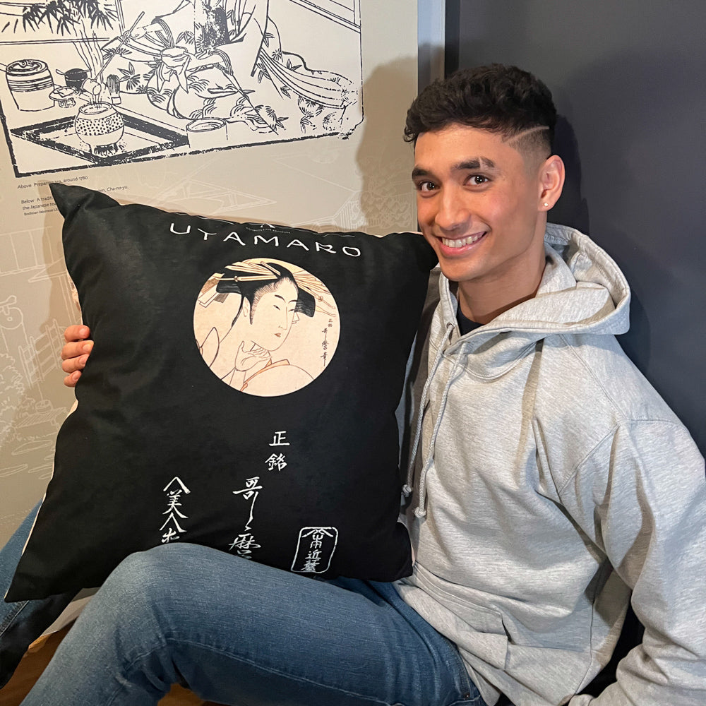 Ashmolean Utamaro Cushion