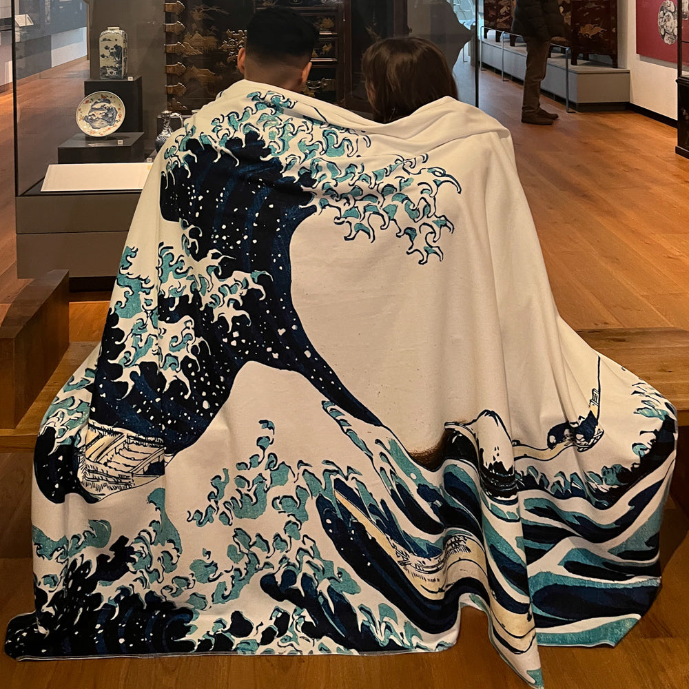 Ashmolean Wave Blanket