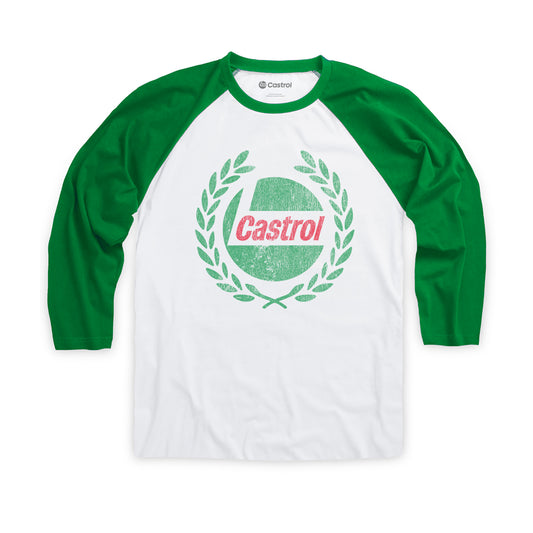 Castrol Wreath Baseball T-shirt