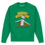 Rick and Morty Happy Human Holidays Sweatshirt