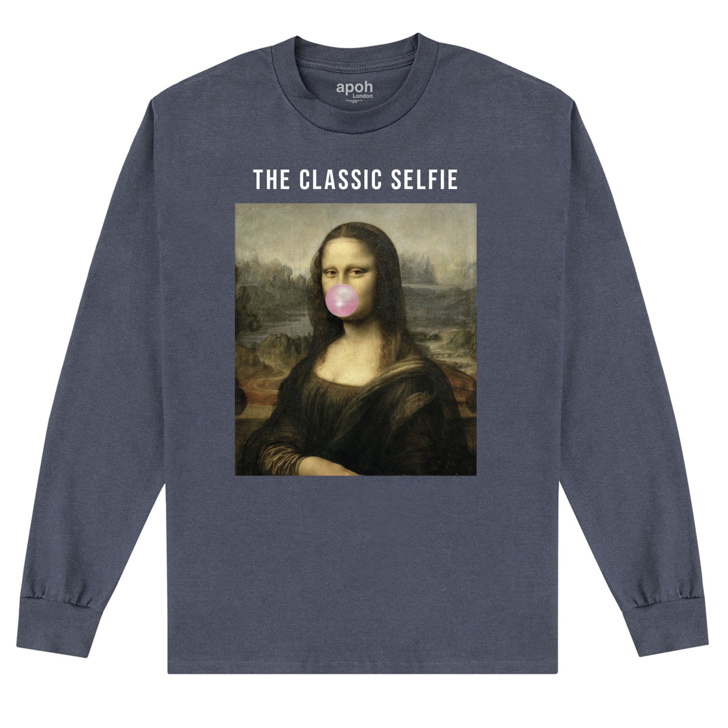 apoh Da Vinci Selfie Long Sleeve T-Shirt
