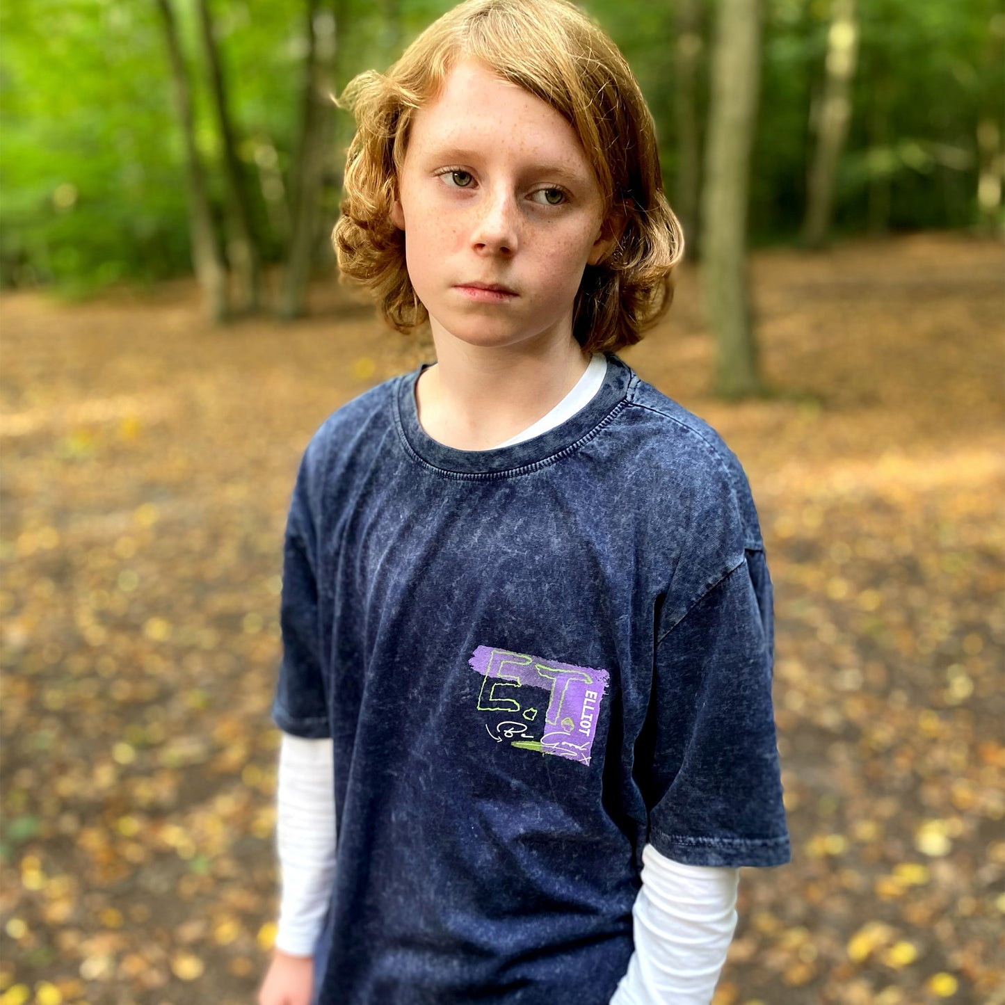 E.T. Extra Terrestrial Acid Wash T-shirt