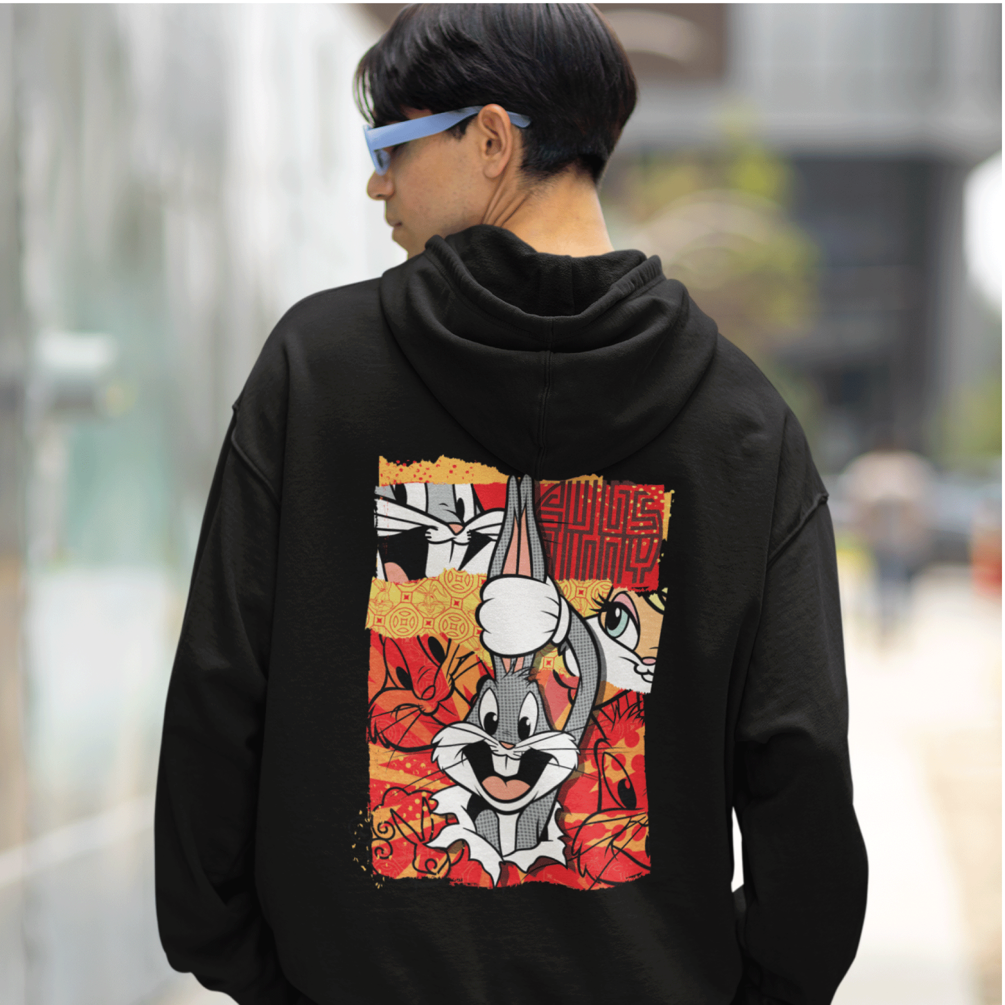 Bugs bunny hoodie sales