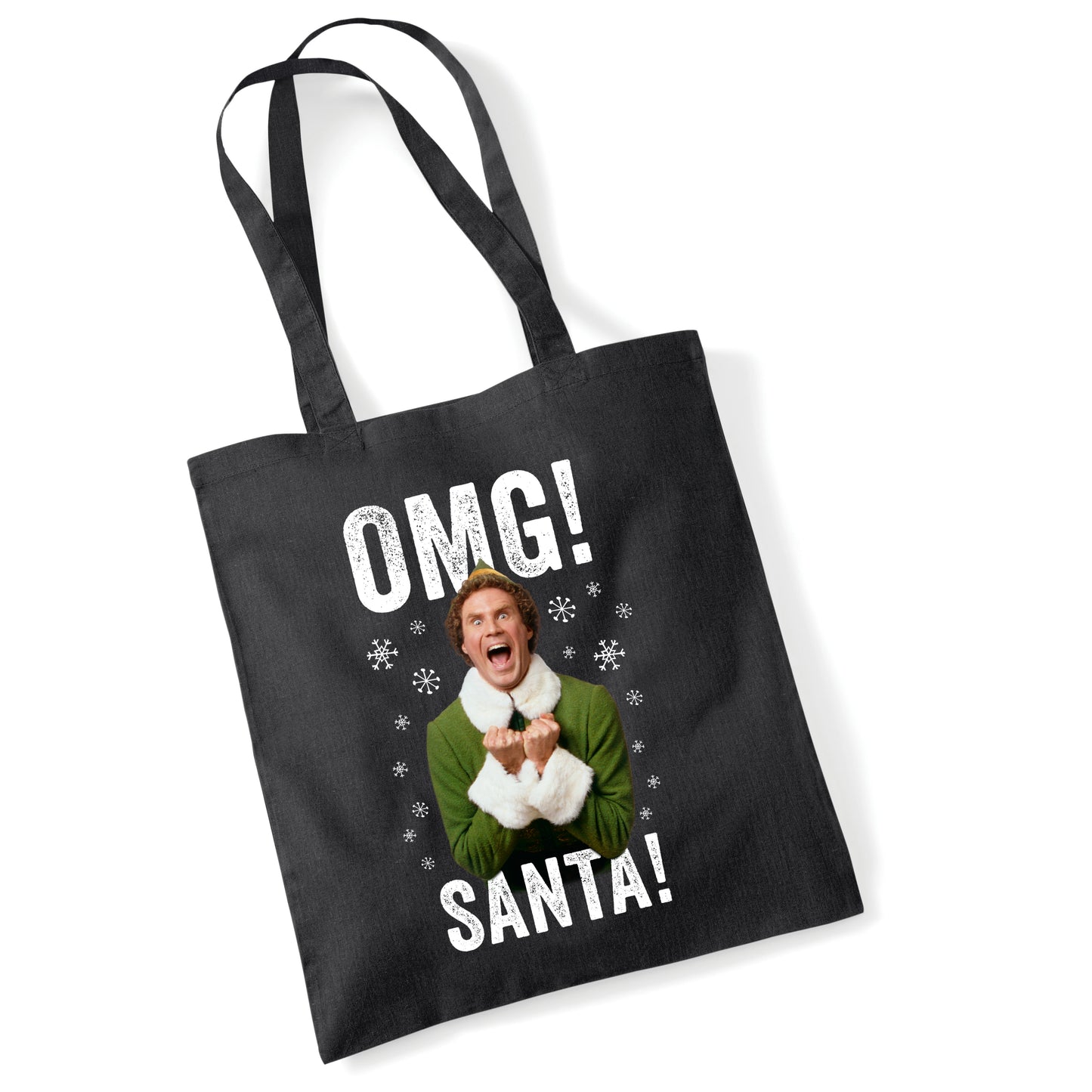 Elf OMG Santa Tote