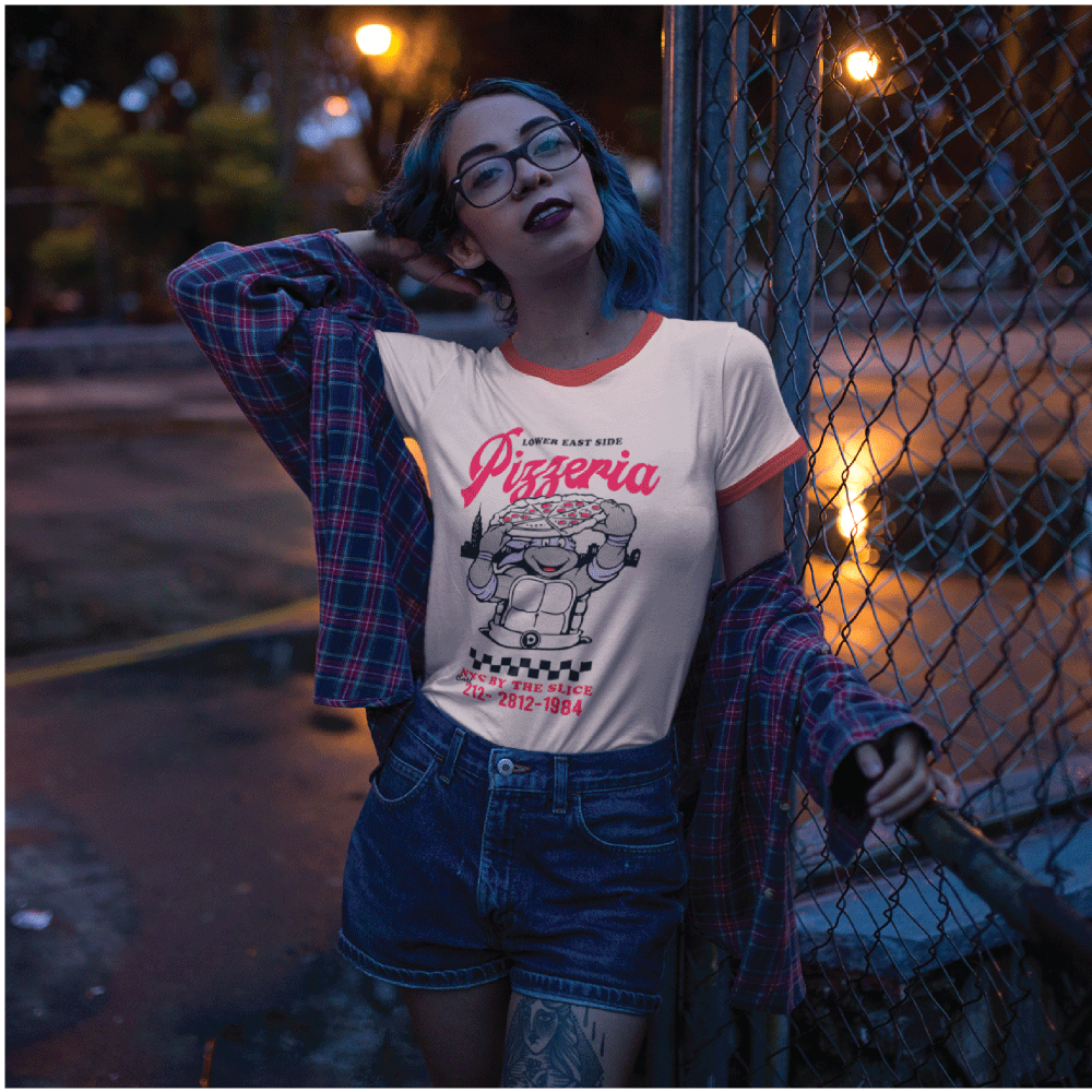 TMNT Pizzeria Ringer T-Shirt