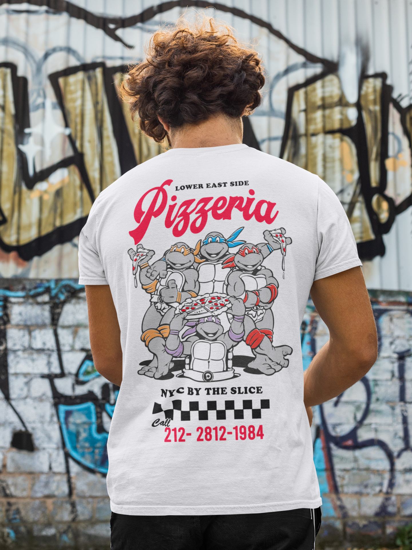 TMNT Lower East Side White T-Shirt