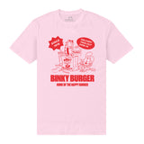 Garfield 45 Binky Burger Pink T-Shirt