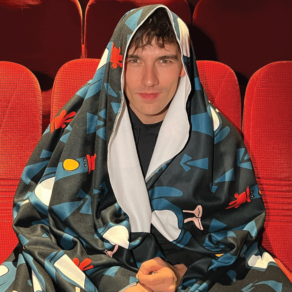Feathers McGraw Everywhere Large Blanket