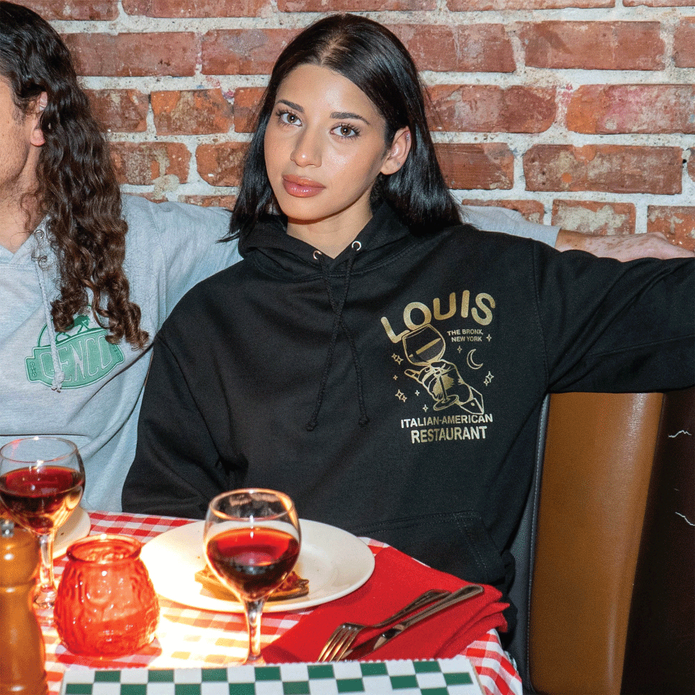 Godfather Limited Edition Louis Restaurant Gold Print Hoodie
