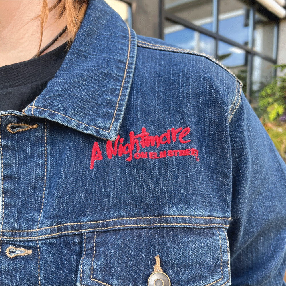 A Nightmare On Elm Street Poster Denim Jacket