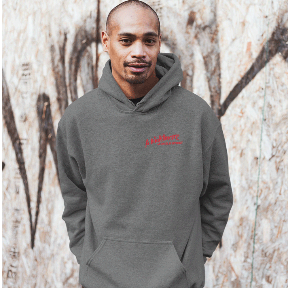 A Nightmare On Elm Street Acid Wash Poster Hoodie