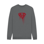 Slate Grey Printed Sweater Front