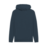 Navy Printed Hoody Front