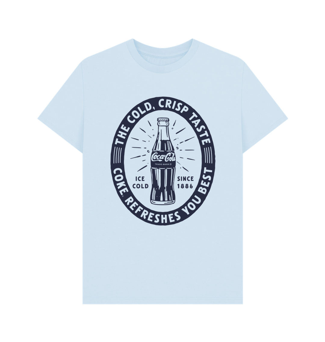 Sky Blue Printed T-shirt Front