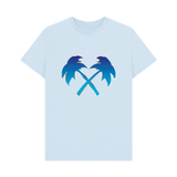 Sky Blue Printed T-shirt