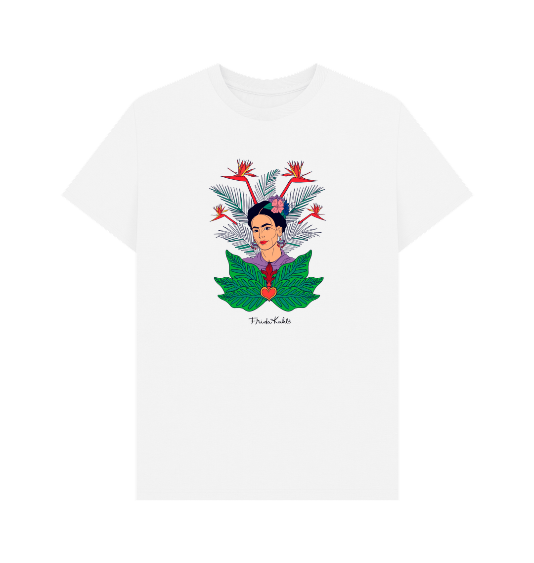 White Printed T-shirt Front