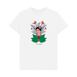 White Printed T-shirt Front