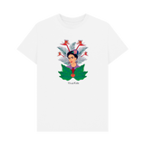 White Printed T-shirt Front