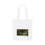 White Printed Bag Front
