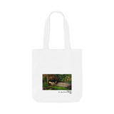 White Printed Bag Front
