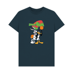 Denim Blue Printed T-shirt Front