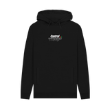 Black Printed Hoody Front