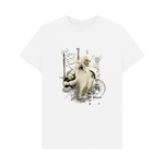 White Printed T-shirt Front