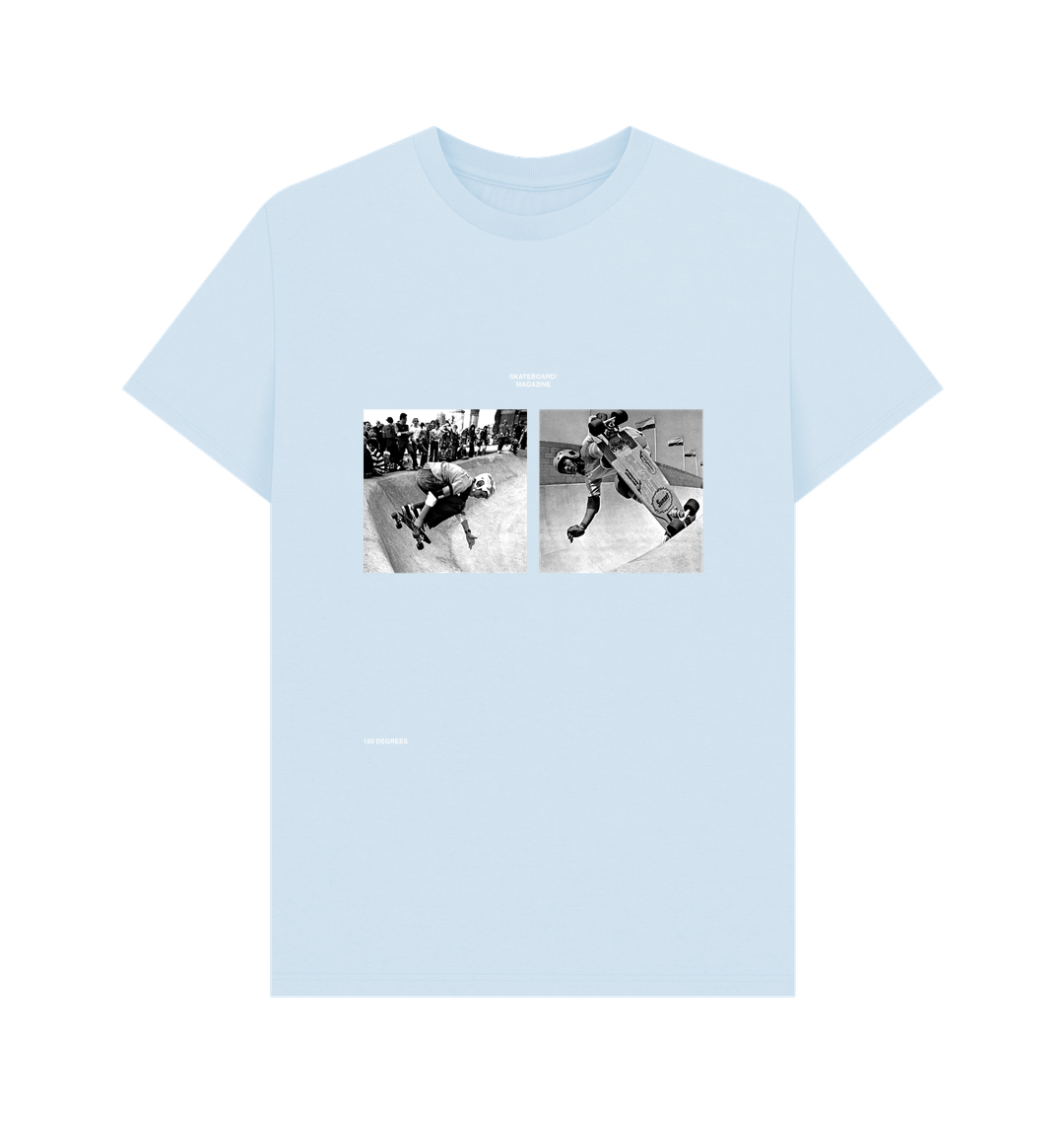 Sky Blue Printed T-shirt