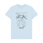 Sky Blue Printed T-shirt Front