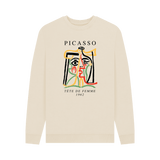 Oat Printed Sweater Front