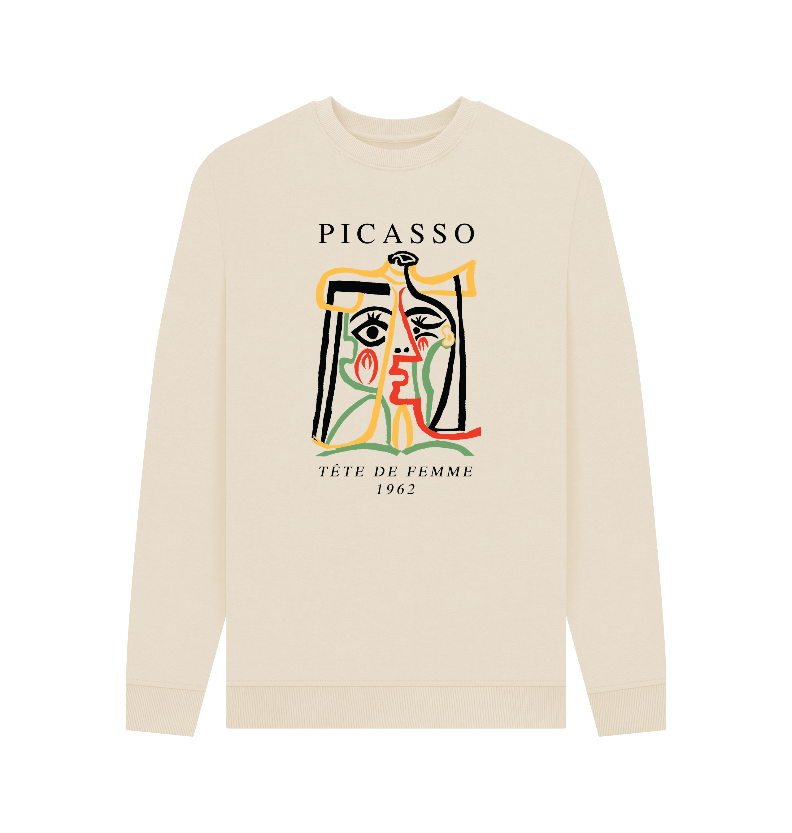 Oat Printed Sweater Front