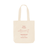 Natural Printed Bag Front