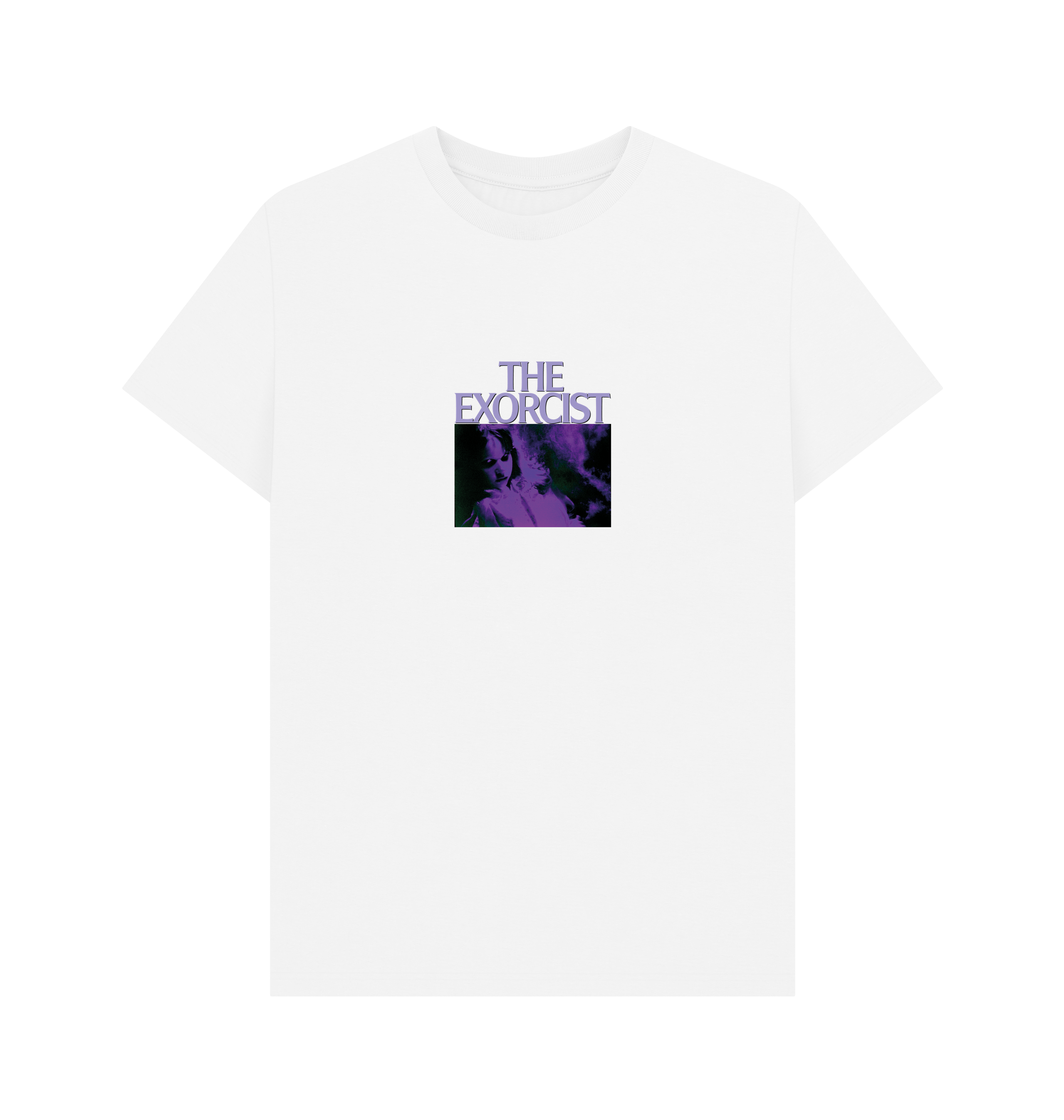 White Printed T-shirt Front