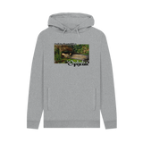Light Heather Printed Hoody Front
