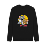 Black Printed Sweater