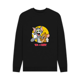Black Printed Sweater