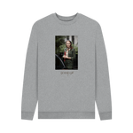 Light Heather Printed Sweater Front