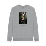 Light Heather Printed Sweater Front