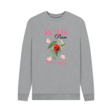 Light Heather Printed Sweater Front