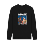 Black Printed Sweater Front